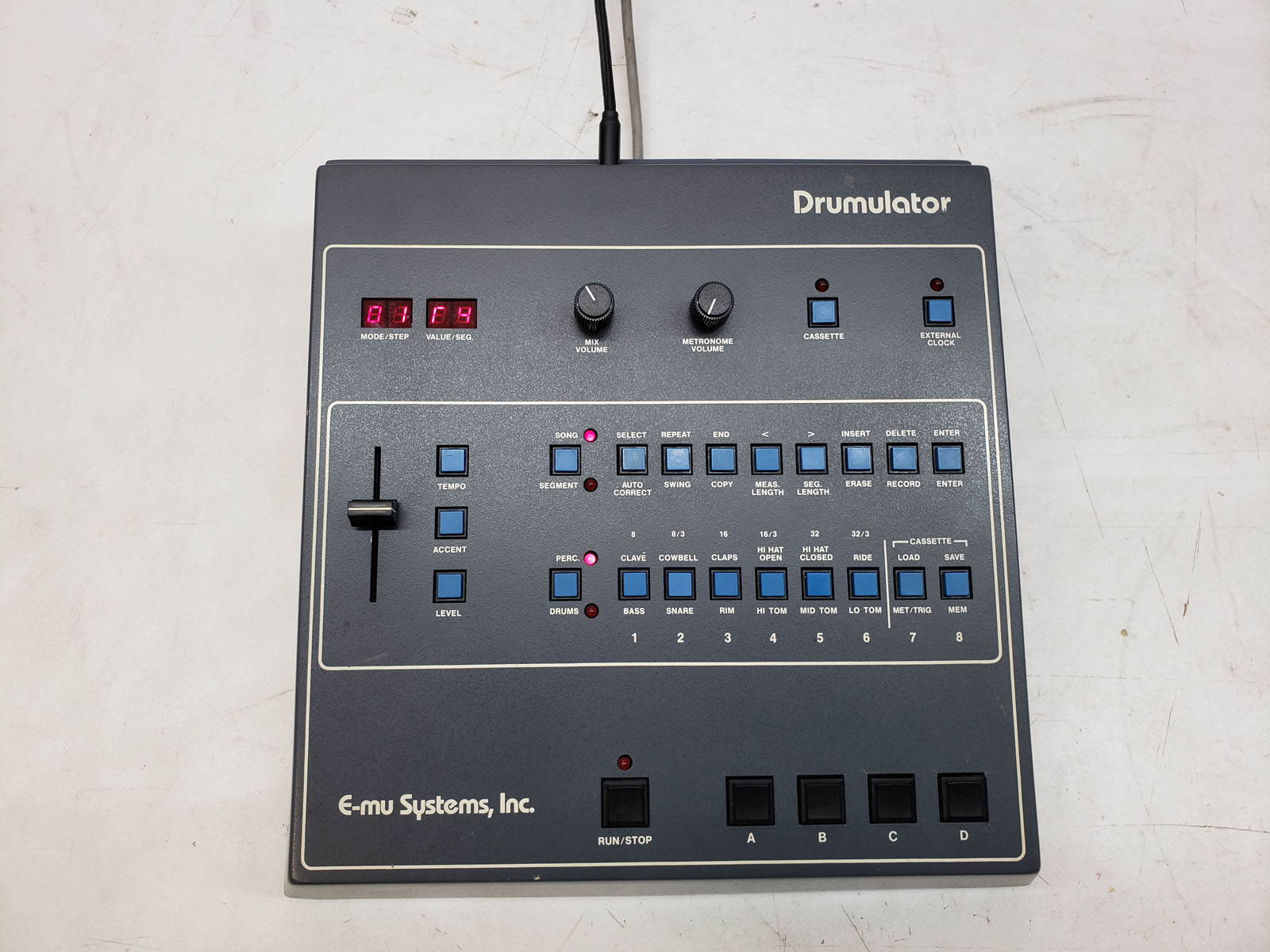 Emu drumulator store