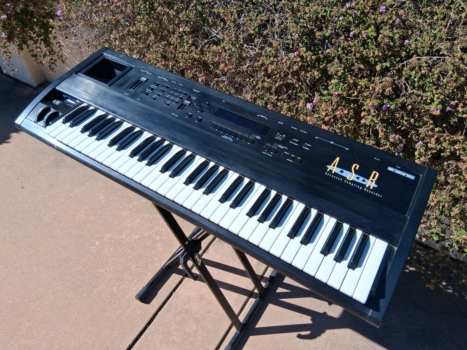 Ensoniq ASR-10 Vintage Sampler Keyboard – Purple Display Version